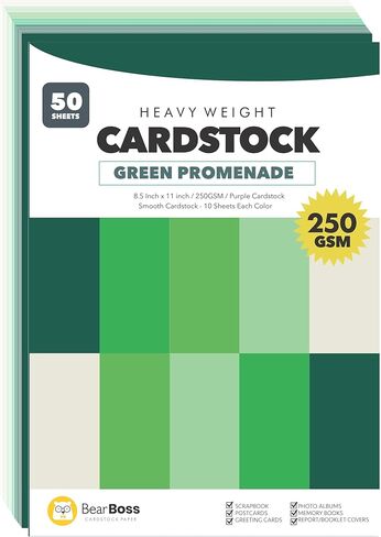 Black Cardstock Thick Paper 50 Sheets, 8.5" x 11" Heavyweight 92lb Cover Card Stock for Crafts and DIY Cards Making in Kuwait