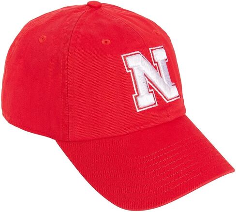Desert Cactus University of Nebraska Baseball Hat Huskers GBR NU Brimmed Embroirderd Hats Cap Adjustable Cloth Strap Adult (Style B1) Black in Saudi Arabia