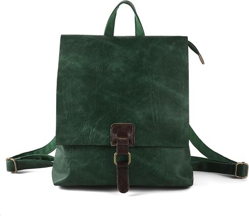 Backpack Fashion Women Large Multipurpose Design Convertible Satchel Handbags Shoulder Bag Leather Travel Backpack (Brown) in Kuwait