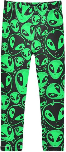 Aflyko Festive Girls' Leggings Kids Workout Pants Dance Tights Ankle Length 4-10T in Saudi Arabia