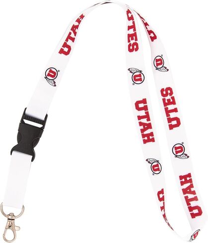 Desert Cactus University of Utah Lanyard U of Utes Car Keys ID Badge Holder Lanyard Keychain Detachable Breakaway Snap Buckle (Lanyard D) in Saudi Arabia