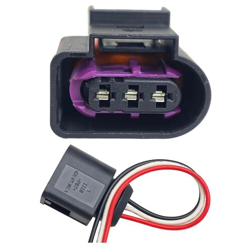 متوافق مع Audi ، فولكس واجن 2009-2018 ، و Bentley عالي الضغط موصل استشعار الوقود تسخير Pigtail 4D0971993 2PCS in Kuwait