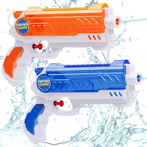 Water Gun for Kids Adults - 4 Pack Soaker Squirt Guns with High Capacity Long Shooting Range - Super Water Blaster Pool Toys for Summer Swimming Beach Water Fighting in Kuwait