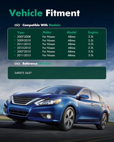 Scitoo 4pcs الدعامات والصدمات الكاملة لنيسان ألتيما 172393 امتصاص الصدمات in Kuwait