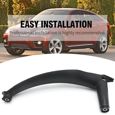 Door Handle Replacement for BMW X5 X6 E70 E71, Left Passenger Side Door Armrest Trim for E70 2007-2013, Interior Door Pull Handle Armrest Bracket for BMW X5 2008-2013 (Beige) in Saudi Arabia