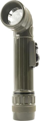 مصباح يدوي برأس زاوية على شكل خلية C من طراز Olive Drab Military GI in Saudi Arabia