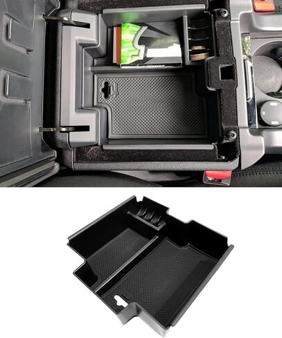 Vesul Center Console Armrest Storage Box Compatible with Hyundai Tucson 2016-2021 ABS Tray Insert Organizer Glove Pallet Phone Holder in Saudi Arabia