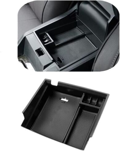Vesul Center Console Armrest Storage Box Compatible with Hyundai Tucson 2016-2021 ABS Tray Insert Organizer Glove Pallet Phone Holder in Saudi Arabia