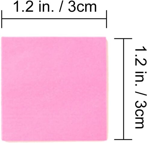 Exquiss 1600pcs Valentine's Day Multicolor Tissue Paper Bulk Wrapping Tissue Paper 2 x 2" DIY Art Craft for Kids Classroom Valentine Birthday Love Heart Suncatchers Wreath Paper Pom Pom in Kuwait