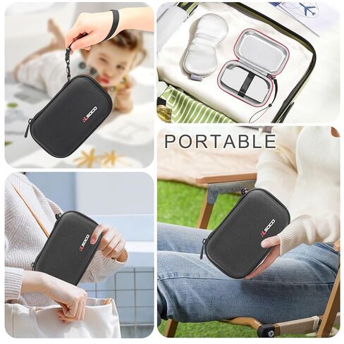 RLSOCO Hard Case for Braun ThermoScan 7/ThermoScan 5/ThermoScan 6 Digital Ear Thermometer,Fits for Braun IRT6500/IRT6520/IRT6515/IRT6020 Ear Thermometers (Grey Lining) in Kuwait