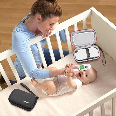 RLSOCO Hard Case for Braun ThermoScan 7/ThermoScan 5/ThermoScan 6 Digital Ear Thermometer,Fits for Braun IRT6500/IRT6520/IRT6515/IRT6020 Ear Thermometers (Grey Lining) in Kuwait