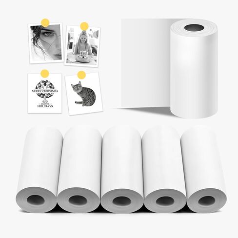 Kids Instant Print Camera-M2 | Inspire Kids to Explore & Createwith 2.4" Screen, 24MP Photo & 1080P Video, for Ages 3-12, with 32GB Card & 7 Paper Rolls, Monochrome Thermal Printing in Saudi Arabia