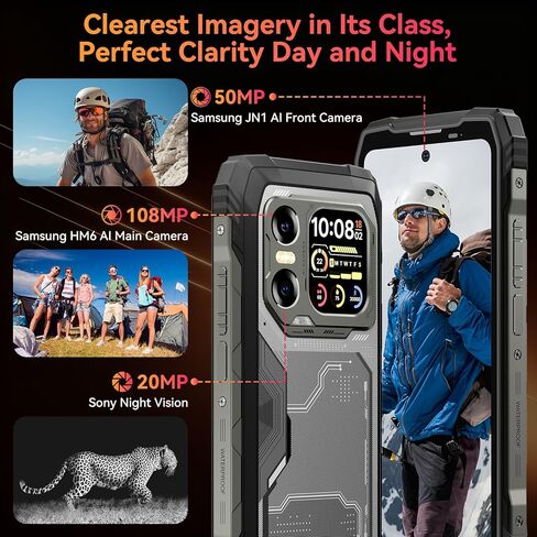 هاتف ذكي متين Blackview N6000، هاتف متين صغير الحجم 4.3 بوصة، 16 جيجابايت + 256 جيجابايت Helio G99 6nm، Android 13، ثنائي شريحة الاتصال 4G، وزن 208 جرام، كاميرا 48 ميجابكسل، هواتف مقاومة للماء IP68، شحن سريع 18 وات 3880 مللي أمبير، NFC in Kuwait