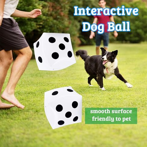 3 Pack 13 Inch Jumbo Inflatable Dice,Fun Giant Large Inflatable Dice for Indoor Outdoor Board Game,Pool Party,Lawn Floor Games in Kuwait