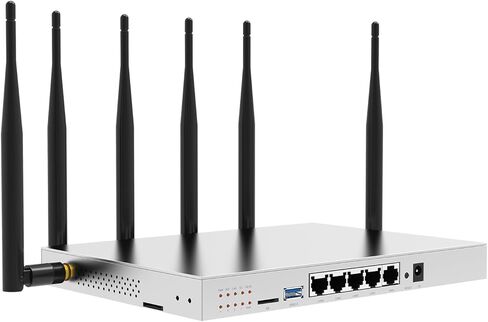 WE1326-KC 4G LTE Router CAT 4 Module, 1200Mbps Wireless Router 4G LTE Modem with SIM Card Slot Unlocked, TF Slot, USB 3.0 in Kuwait