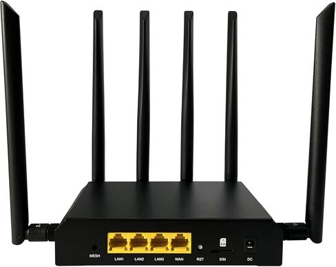 WE1326-KC 4G LTE Router CAT 4 Module, 1200Mbps Wireless Router 4G LTE Modem with SIM Card Slot Unlocked, TF Slot, USB 3.0 in Kuwait