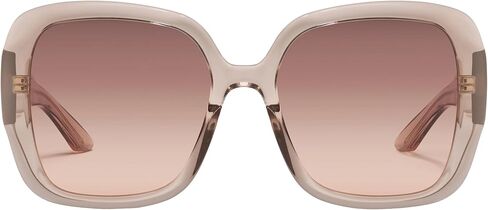 Quay - Women's Sunglasses, Square Lenses with UV Protection (Full Glam, Black/Smoke) in Kuwait
