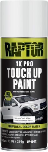 Raptor 1K Pro Universal Touch Up Paint Spray, Professional Grade, Tough & Durable, Extra Protection, Black in Kuwait