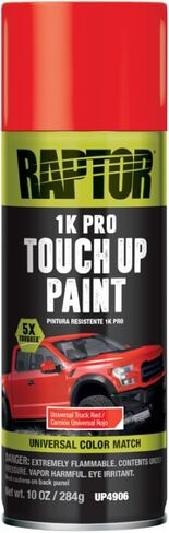 Raptor 1K Pro Universal Touch Up Paint Spray, Professional Grade, Tough & Durable, Extra Protection, Black in Kuwait