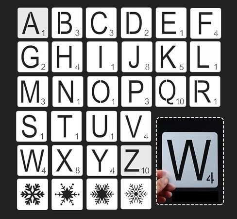 ilauke Scrabble Tiles for Crafts & 5x5 Blank Wood Square, Perfect for Wall Decor, Farmhouse Style, Scrabble Pieces, Wooden Letters (26 Large Scrabble Tiles, 36pcs Unfinished Wood Squares) in Kuwait