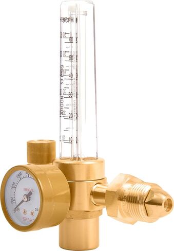 منظم الأرجون المزدوج SPARC، مقياس تدفق الغاز 0-60CFH CGA580 مدخل 5/8 مخرج، مقياس تدفق الأرجون المزدوج MIG TIG Backpurging ضمان الولايات المتحدة الأمريكية مدى الحياة in Kuwait