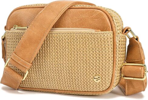 AOCINA RFID Straw Summer Purses for Women 2025 Woven Crossbody Bags Shoulder Handbags for Everyday Beach Travel Vacation in Kuwait