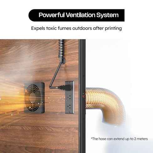 خزانة طابعة ثلاثية الأبعاد مع مساحة تخزين للشعيرات، حاوية طابعة ثلاثية الأبعاد مع تهوية، إضاءة LED، مقياس رطوبة حراري، مقاومة للحريق، مقاومة للغبار وتقليل الضوضاء، تناسب Creality Ender 3/Ender 3 Pro in Kuwait