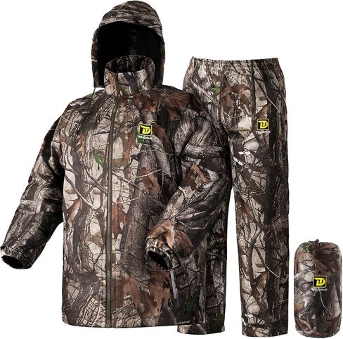 Rain Suit, Waterproof Rain Suits for Men, 2 Pieces Breathable & Windproof Rainwear，S-3XL in Kuwait