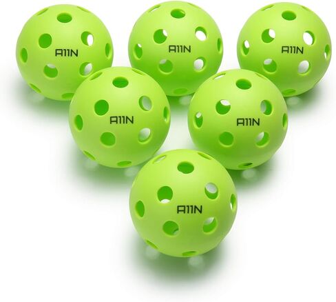 A11N SPORTS S26 Indoor Pickleballs- Consistent Bounce, Easy to Control and Durable Application - USAPA Approved - Ideal for All Ages - Available in Blue and Yellow in Saudi Arabia