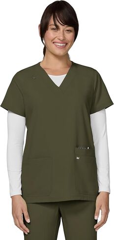 KOI Next Gen 1019 Women's Hustle and Heart Scrub Top Charcoal XL in Saudi Arabia