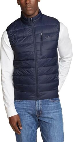 Eddie Bauer Men’s Vest Power Down Insulation Storm Repel Classic Fit (Blue, XX-Large) in Saudi Arabia