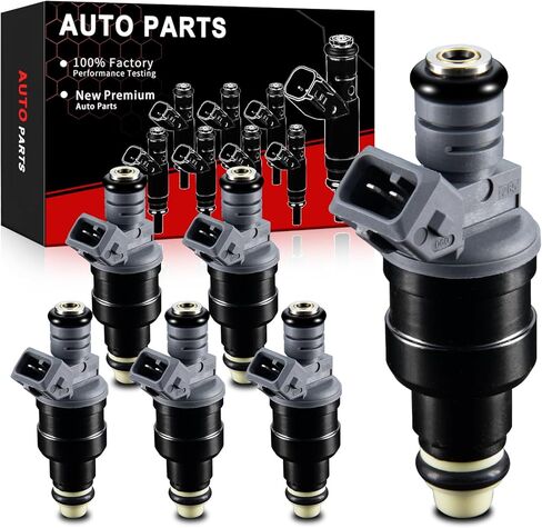 Fuel Injectors Compatible with for:-Chevy Impala 2000-2005 Malibu Monte Carlo Venture Lumina for:-Buick Century Rendezvous for:-Pontiac Aztek, 2000-2005, 3.1L 3.4L, Set of 6, OE# 25323971 in Saudi Arabia