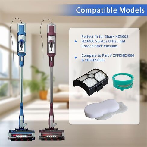 MZY LLC 11 Pack IW3511 IW1111 Filter Replacement for Shark Detect Pro Cordless, for Shark Iw3511 Detect Pro Filters, for Shark IW1111 Detect Pro Auto-Empty System Portable Handheld Attachment in Kuwait