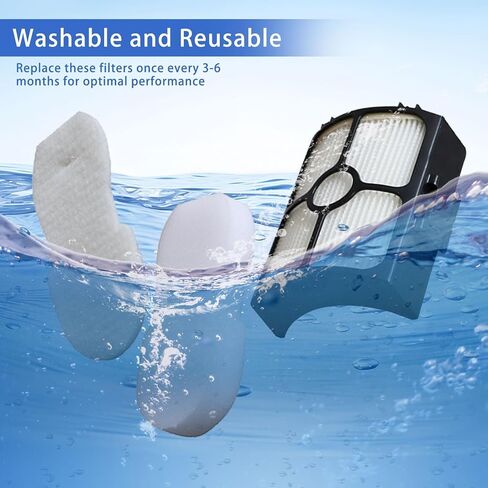 MZY LLC 11 Pack IW3511 IW1111 Filter Replacement for Shark Detect Pro Cordless, for Shark Iw3511 Detect Pro Filters, for Shark IW1111 Detect Pro Auto-Empty System Portable Handheld Attachment in Kuwait