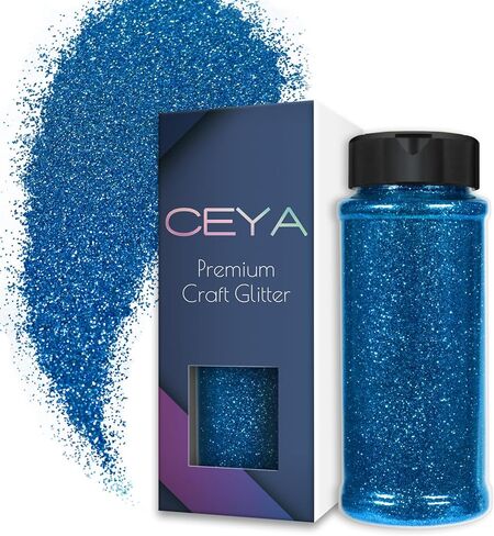 Ceya 3.5oz/ 100g Ultra Fine Glitter Powder Black Glitter 1/128" 0.008" 0.2mm for Roses Slime Epoxy Resin Craft Tumbler Jewelry Nail Art Festival Makeup Scrapbook Painting Wedding Cards in Kuwait