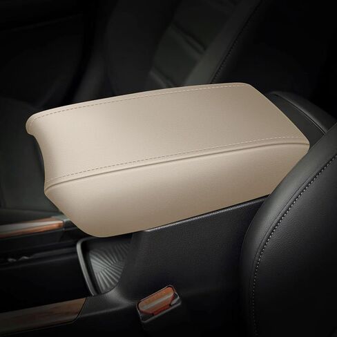 AOMSAZTO for CRV Armrest Covers 2017-2022 Black with Stiches in Saudi Arabia
