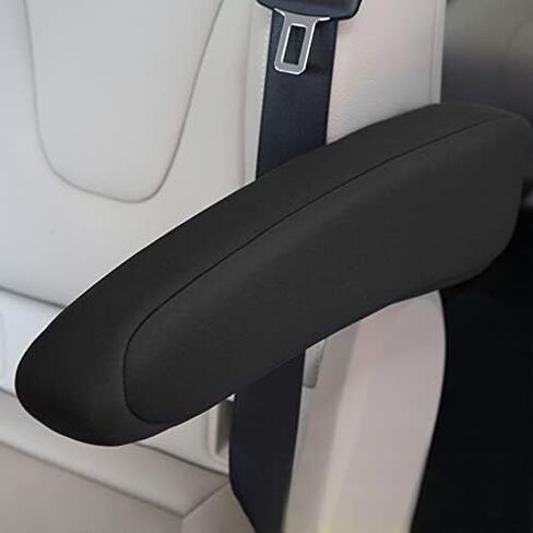 AOMSAZTO for CRV Armrest Covers 2017-2022 Black with Stiches in Saudi Arabia
