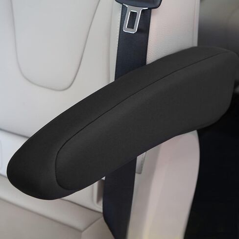 AOMSAZTO for CRV Armrest Covers 2017-2022 Black with Stiches in Saudi Arabia