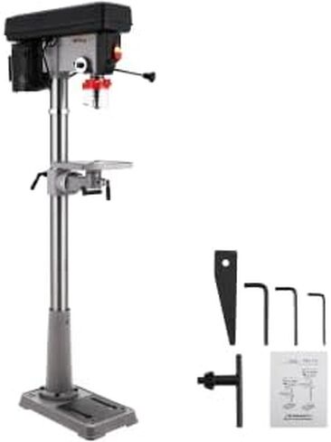 13 in Benchtop Drill Press, 7.5 Amp 120V, 288-3084 RPM Variable Speed Cast Iron Bench Drill Press, 0-45° Tilting Worktable, Tabletop Drilling Machine for Wood Metal in Saudi Arabia