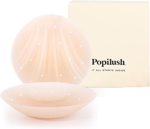 أغطية حلمة Popilush للنساء اللزج لاصق السيليكون - غير قابلة لإعادة الاستخدام غير المرئي للزفاف ، والفساتين عارية الظهر in Saudi Arabia