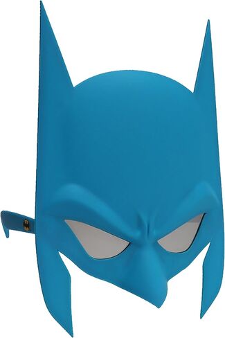 Sun-Staches DC Comics Batman Blue Mask نظارات شمسية | أزياء أزياء أزياء | UV400 | حجم واحد يناسب أكثر in Kuwait