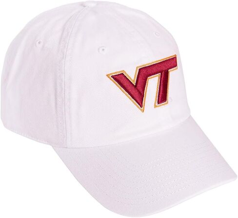 Desert Cactus Virginia Tech University Baseball Hat Hokies VT Brimmed Embroirderd Hats Cap Adjustable Cloth Strap Adult (Style A1) Red in Saudi Arabia