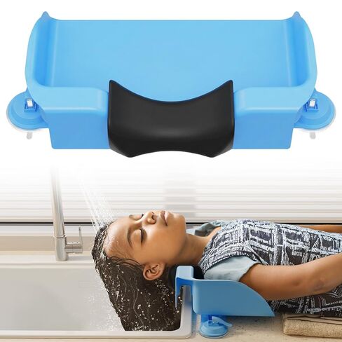 Lifewit Portable Hair Washing Station For Kids, Children Hair Washing Basin for Sink, Neck Support Shampoo Bowl for Elderly, Friend, Women at Home Kitchen Bathroom in Saudi Arabia