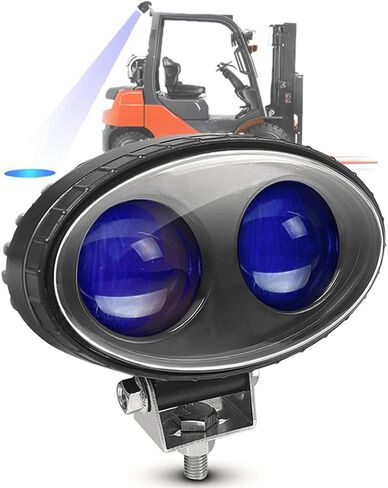 LED Forklift Safety Light Red Warehouse Sate Zone Line Area Light Warning Spot Lights 30W 12-80V DC(RED) in Kuwait