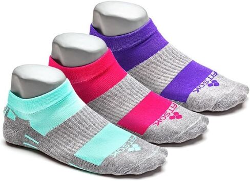 Fitsok CX3 Low Cut Sock, 3-Pack (Small, Mint, Fuchsia, and Purple) in Kuwait
