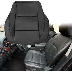 GXARTS Driver Side Bottom Replacement Leather Seat Cover Black Compatible with Nissan Titan Armada 2005 2006 2007 2008 2009 2010 2011 2012 2013 2014 2015 in Kuwait