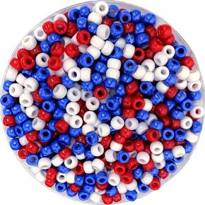 1200 pcs Christmas Pony Beads, Plastic Beads for Candy Cane Crafts, Christmas Beads for Crafts Jewelry Making, Pony Beads Bulk for Christmas and New Years(Gold White Red Green Silver) in Saudi Arabia