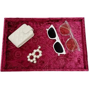 صينية تخزين المجوهرات الفاخرة ، صينية عرض سلع التجزئة النبيلة ، منظم بجانب السرير لوحدة التحكم عن بُعد iPhone eyeglasses.Original تصميم وميض خاص in Kuwait