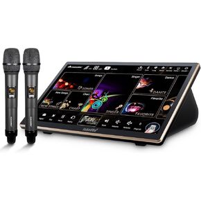 نظام كاريوكي صيني 2024 InAndOn مع ميكروفون لاسلكي، شاشة لمس سعوية 18.5 بوصة، مكتبة الأغاني السحابية 650K، تشغيل YouTube عبر الإنترنت، 4T in Kuwait