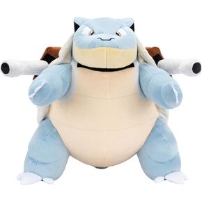 Pokémon 12" Blastoise Large Plush - Officially Licensed - Quality & Soft Stuffed Animal Toy - Generation One - Add Blastoise to Your Collection! Gift for Kids, Boys, Girls & Fans of Pokemon in Kuwait